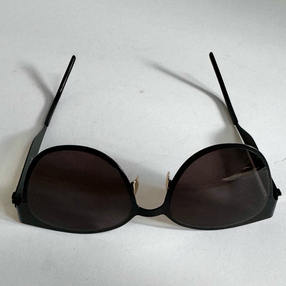 Yves Saint Laurent YSL black matte metal sunglasses - Picture 10 of 13